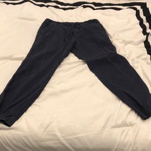 Navy blue Gap joggers sz L